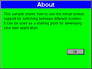 emWin VSS DialogSample About