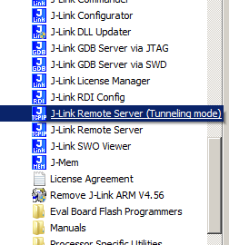 tcpip server tunnel mode ex