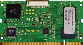 colibri tegra2 arm board back